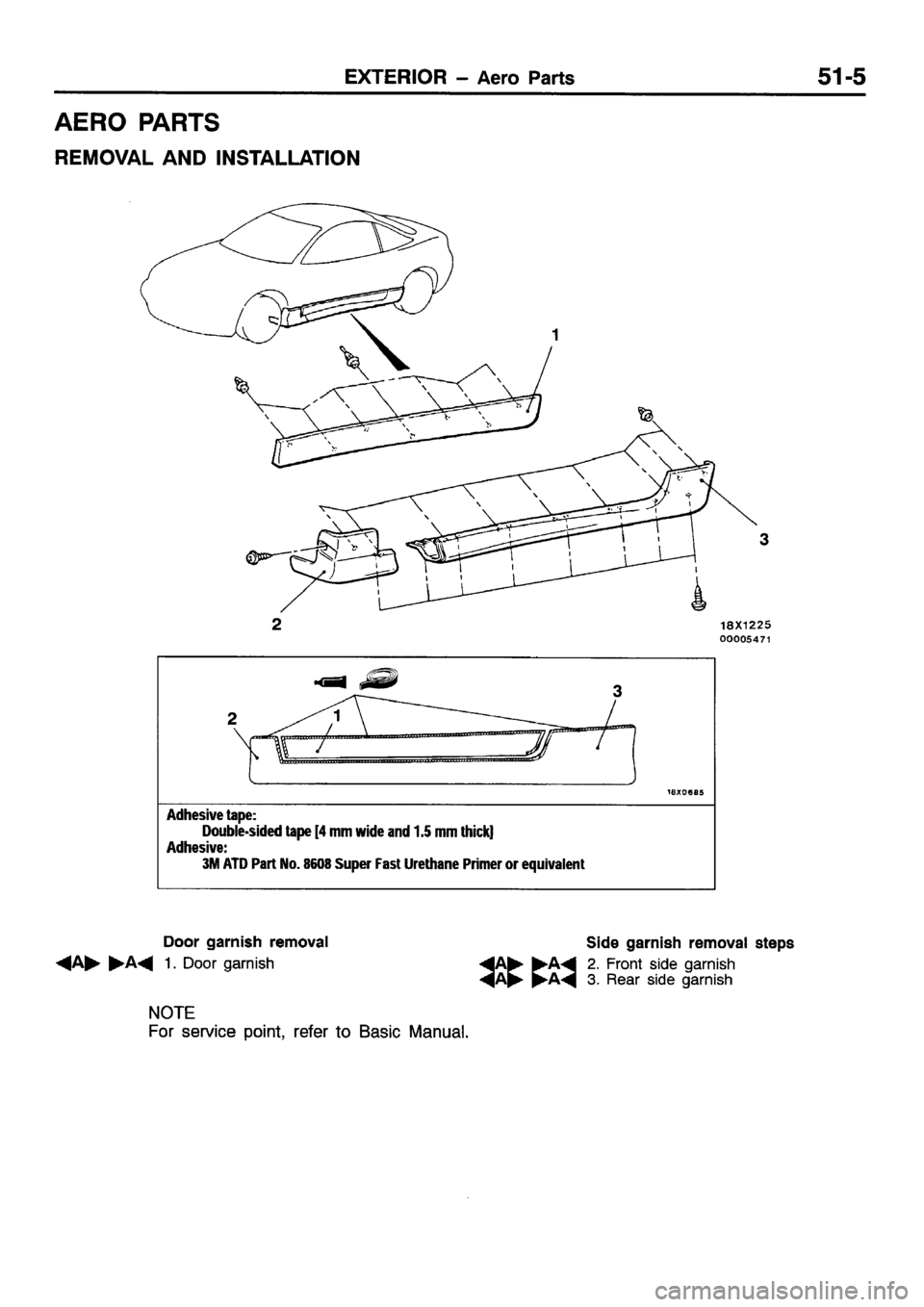 MITSUBISHI ECLIPSE 1998  Workshop Manual 