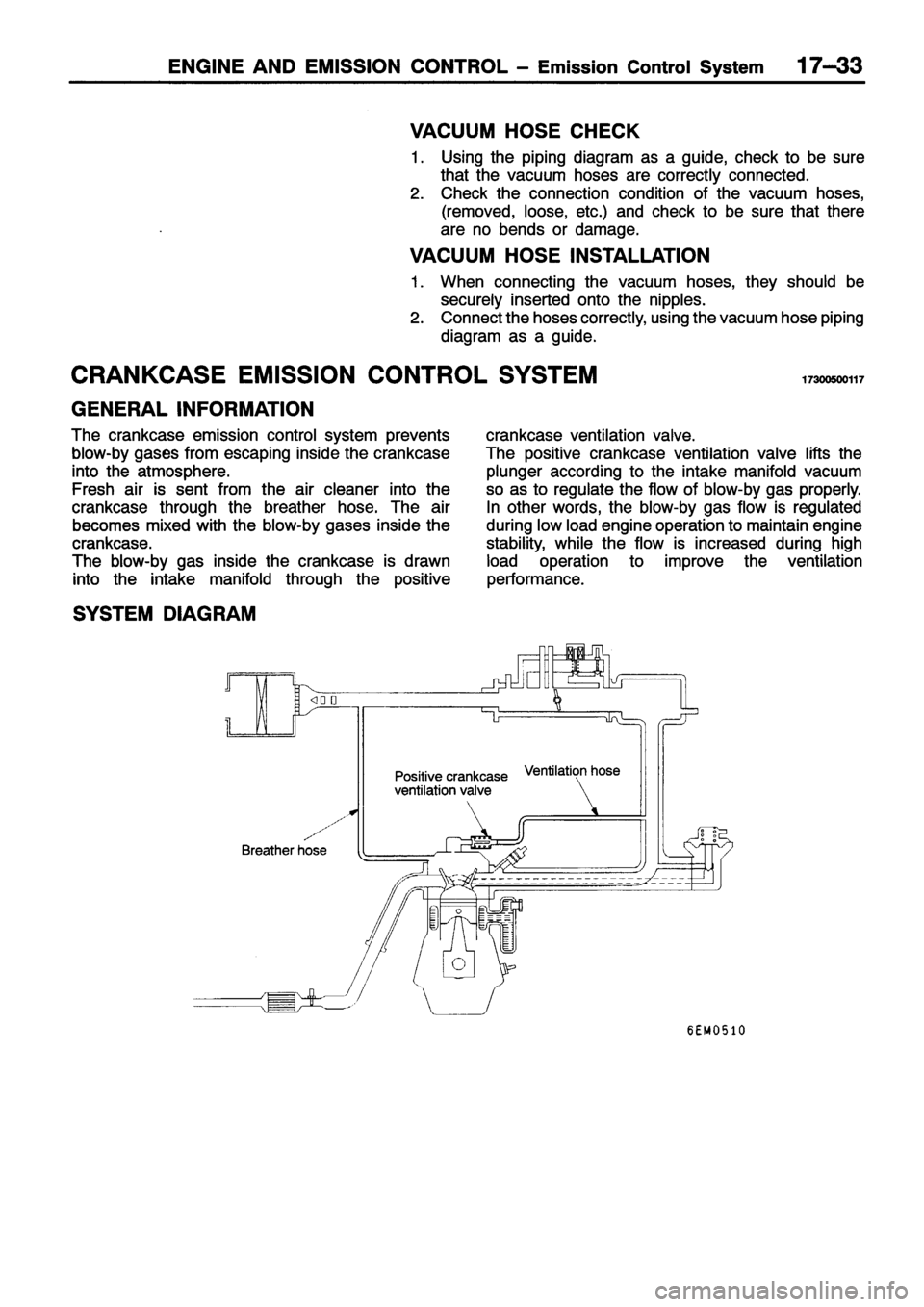MITSUBISHI ECLIPSE 1996  Workshop Manual 