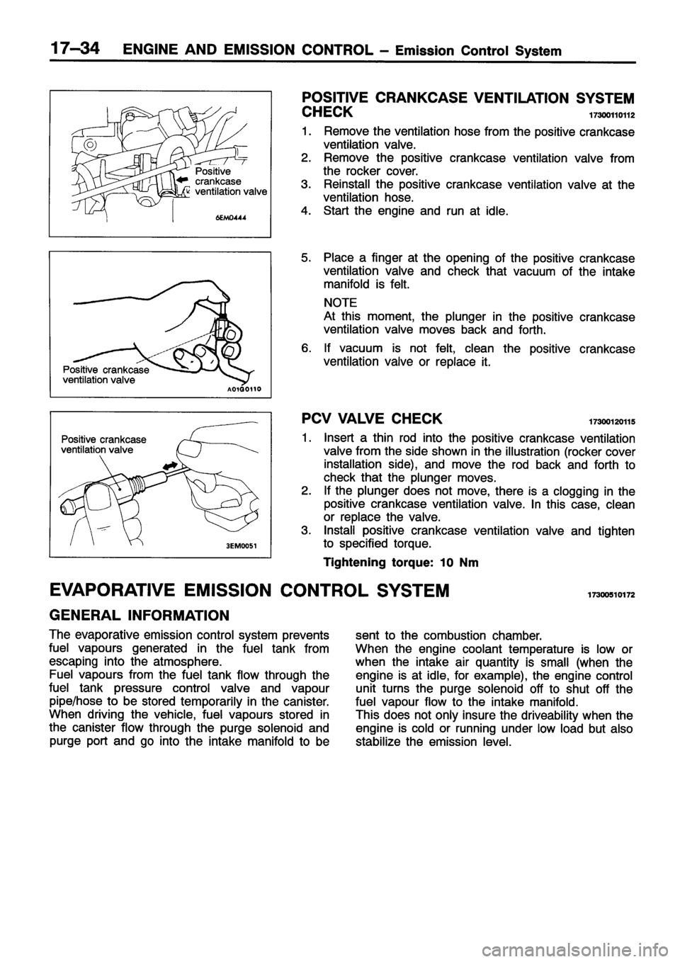 MITSUBISHI ECLIPSE 1996  Workshop Manual 