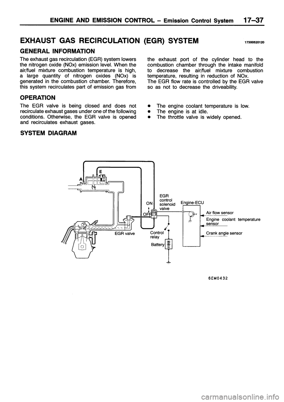 MITSUBISHI ECLIPSE 1996  Workshop Manual 