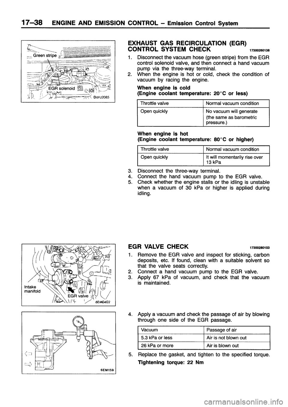 MITSUBISHI ECLIPSE 1996  Workshop Manual 