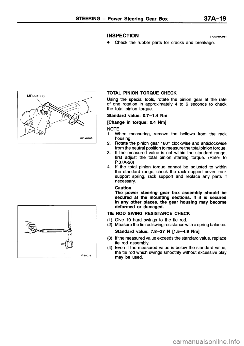MITSUBISHI ECLIPSE 1996  Workshop Manual 