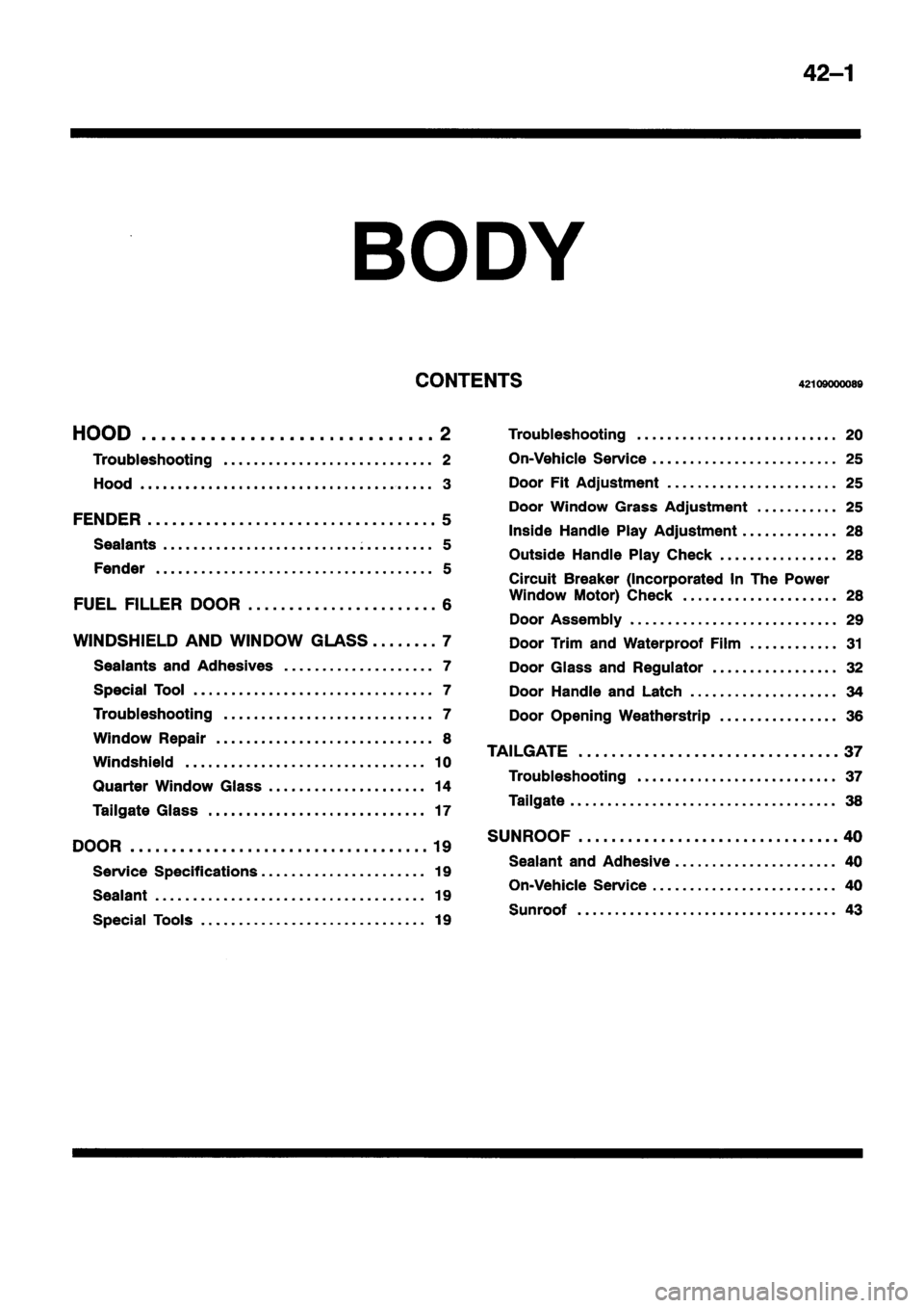 MITSUBISHI ECLIPSE 1996  Workshop Manual 