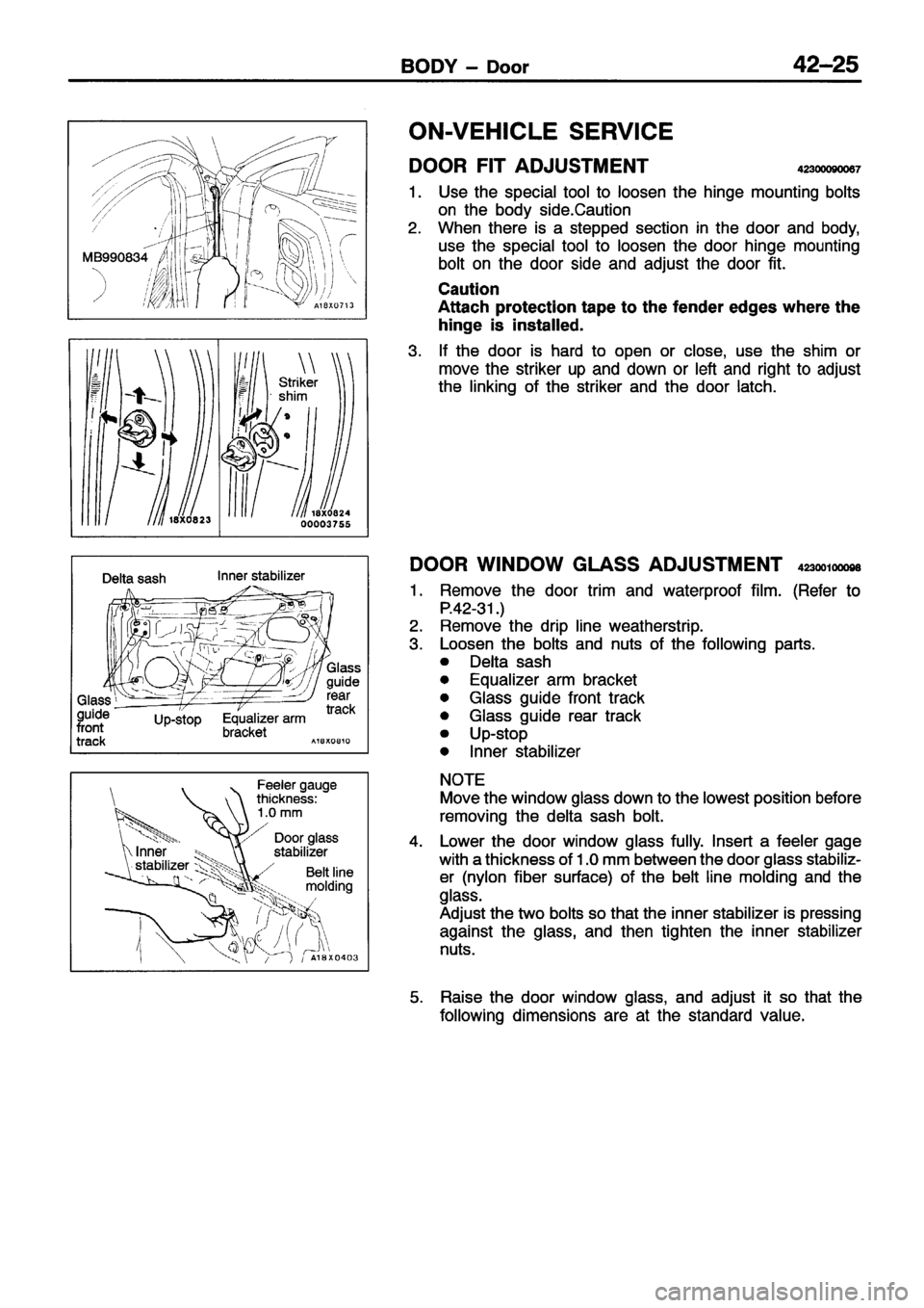 MITSUBISHI ECLIPSE 1996  Workshop Manual 