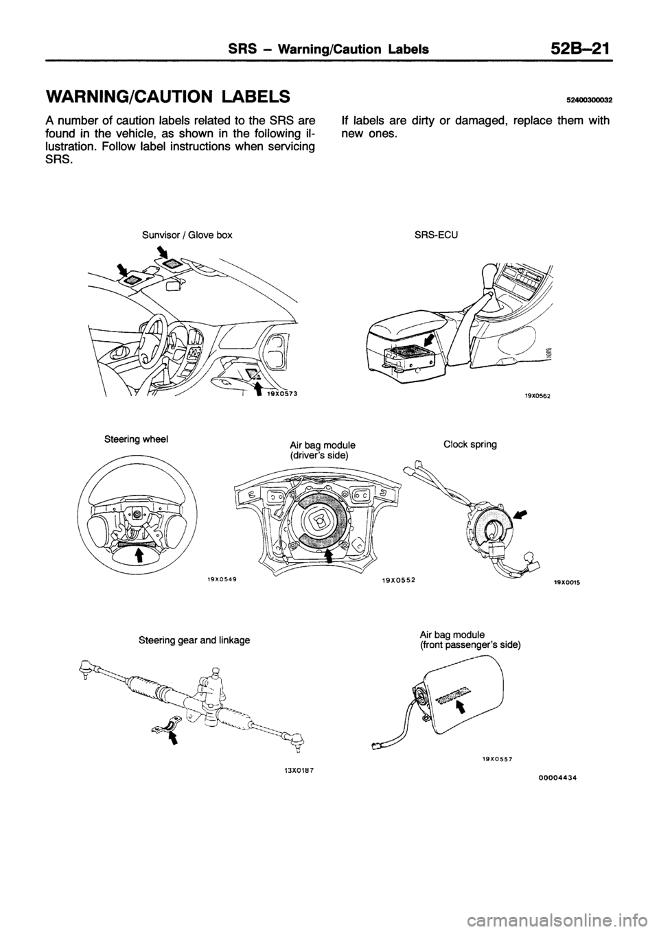 MITSUBISHI ECLIPSE 1996  Workshop Manual 