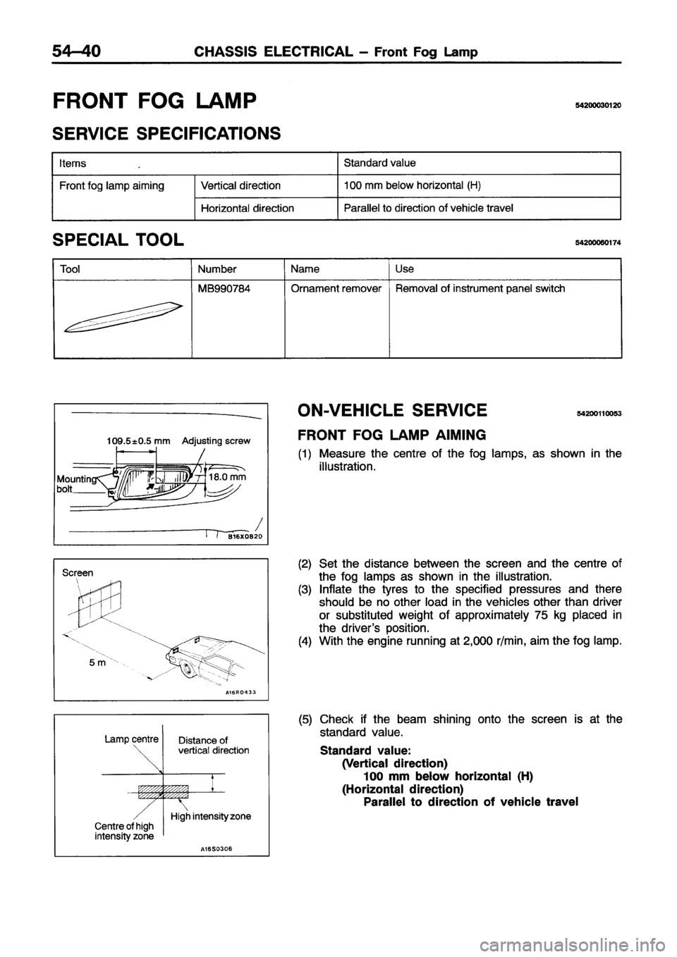 MITSUBISHI ECLIPSE 1996  Workshop Manual 