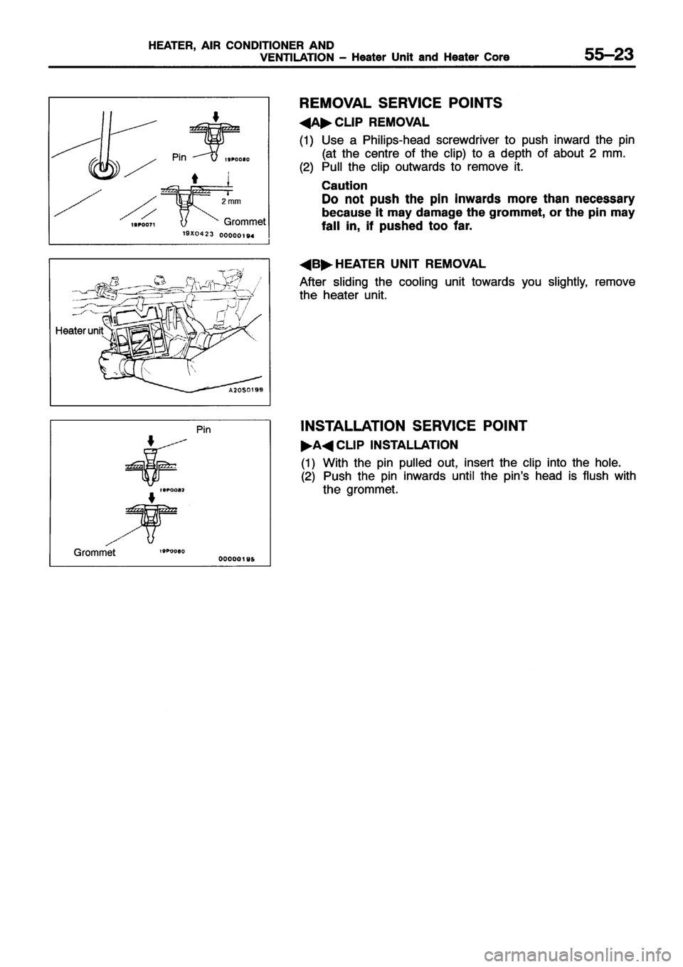 MITSUBISHI ECLIPSE 1996  Workshop Manual 