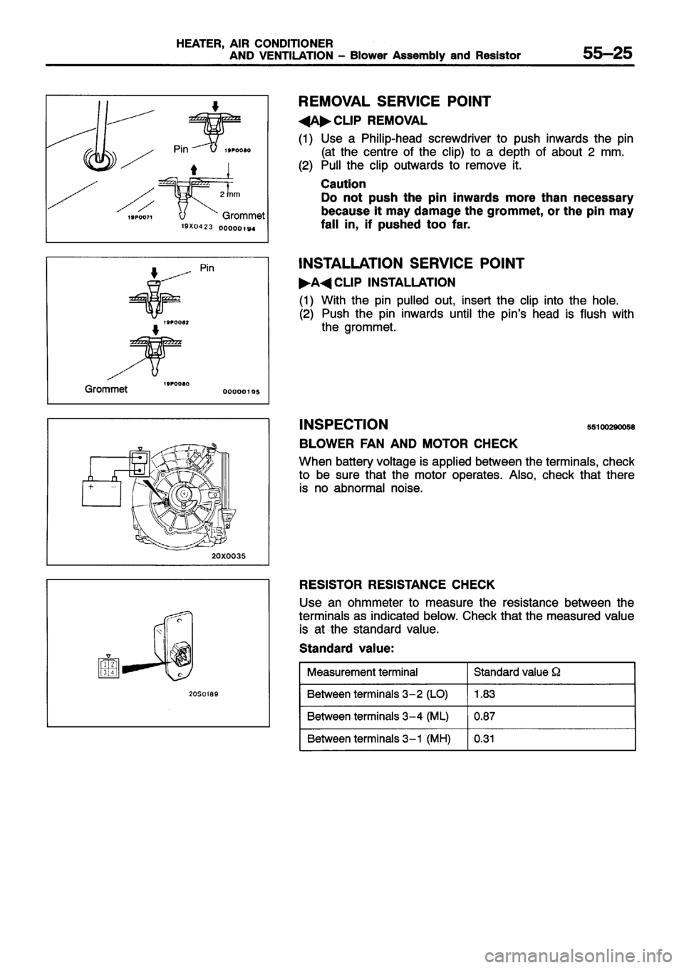 MITSUBISHI ECLIPSE 1996  Workshop Manual 