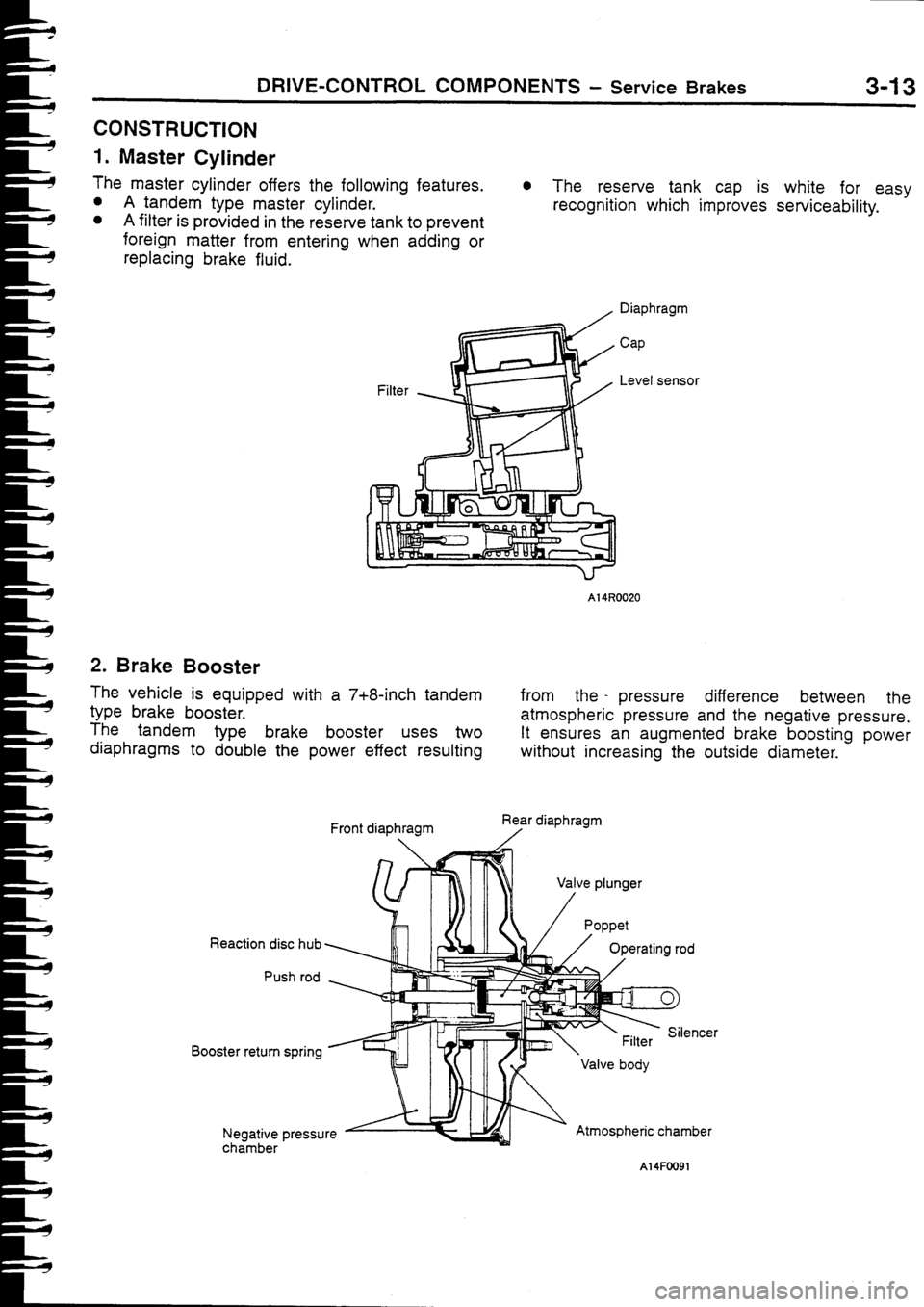 MITSUBISHI FTO 1998  Technical Information Manual 