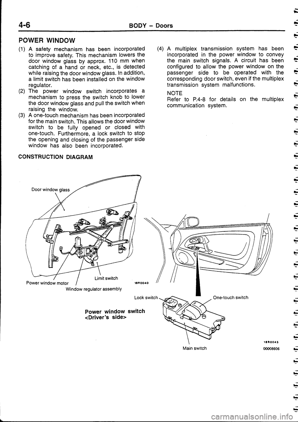 MITSUBISHI FTO 1998  Technical Information Manual 