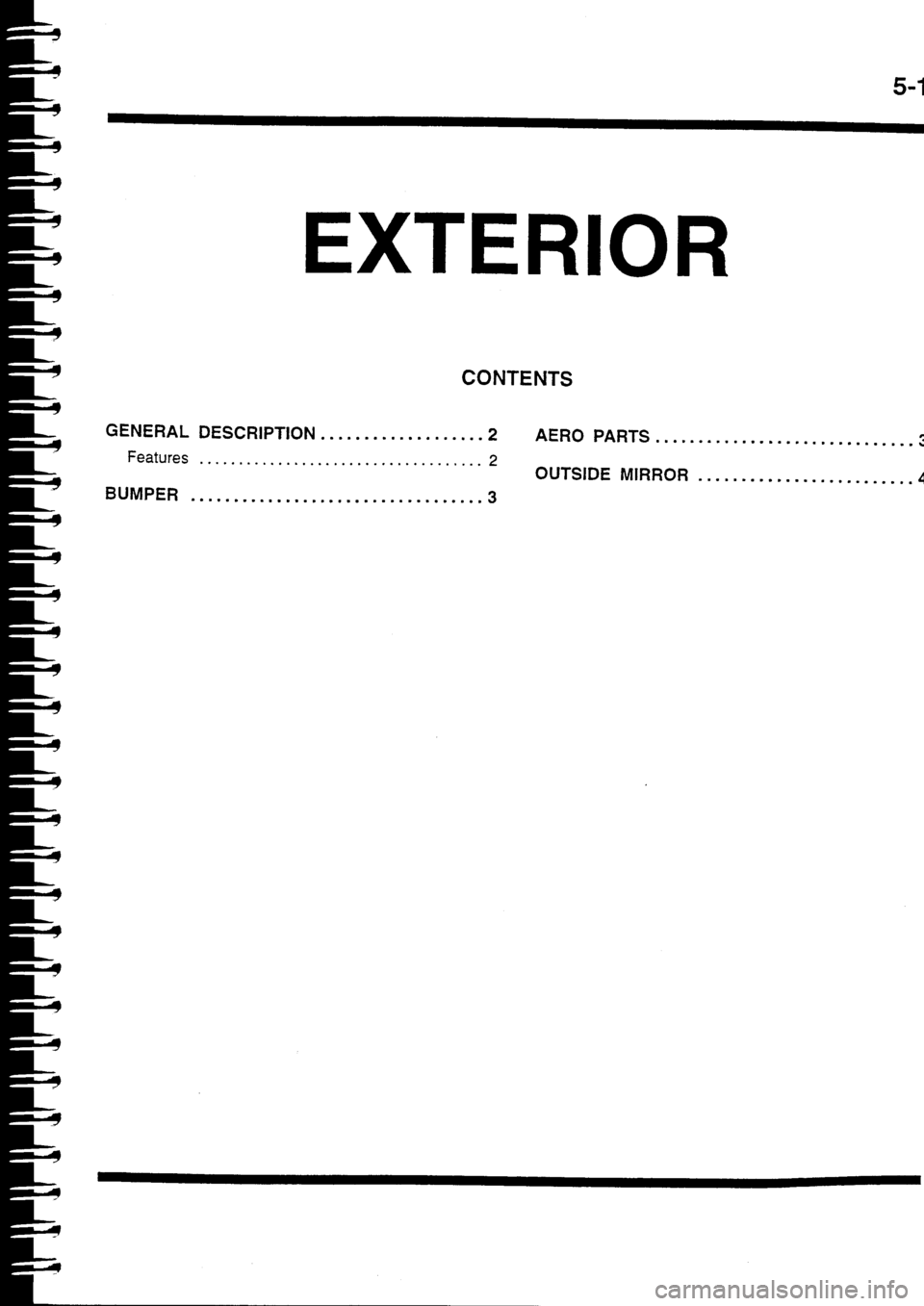 MITSUBISHI FTO 1998  Technical Information Manual 