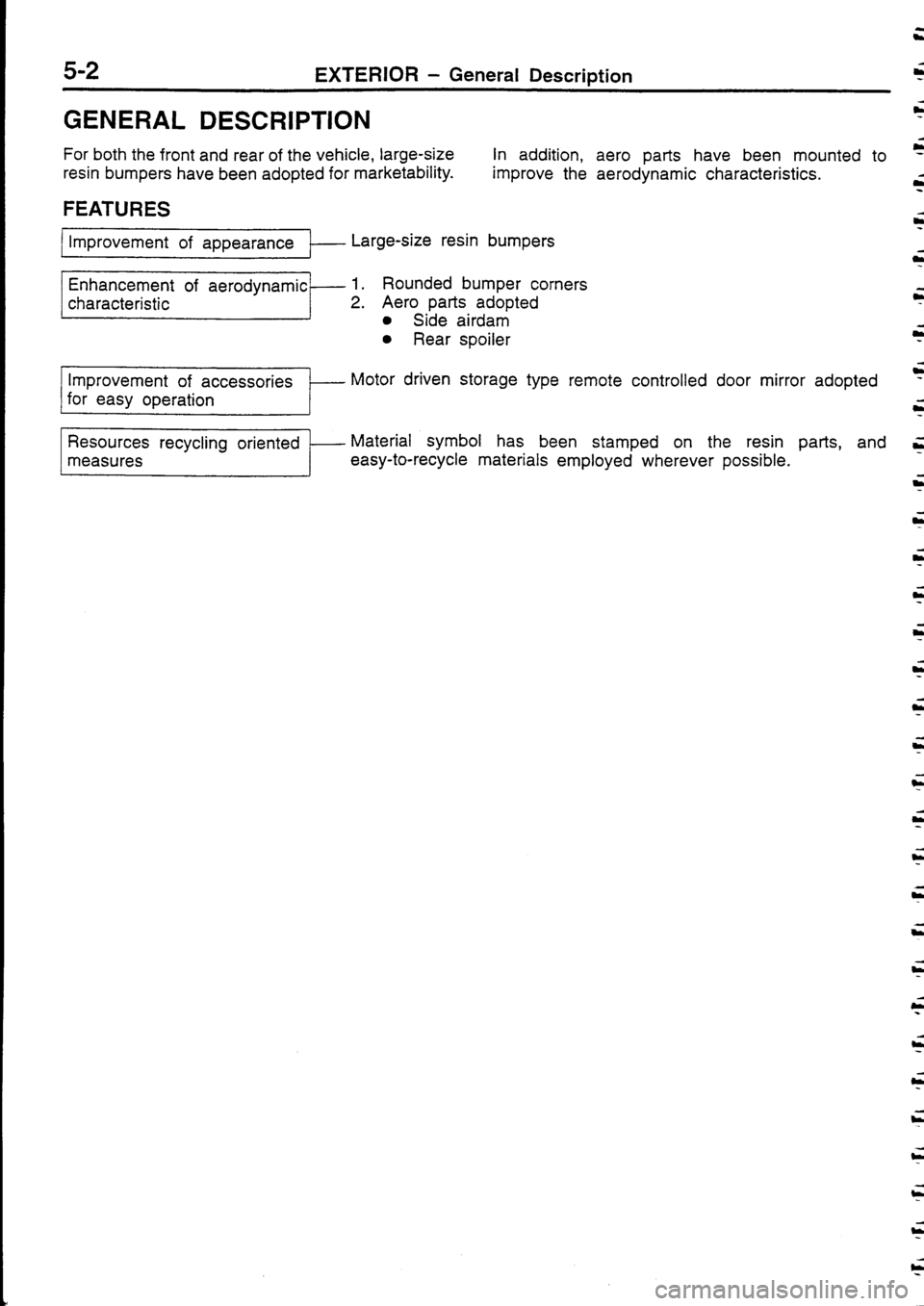 MITSUBISHI FTO 1998  Technical Information Manual 