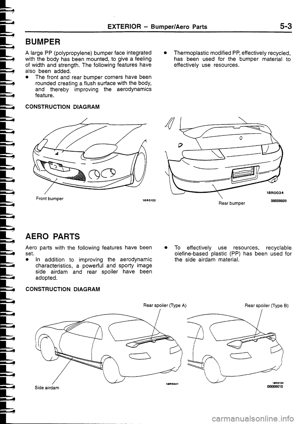 MITSUBISHI FTO 1998  Technical Information Manual 