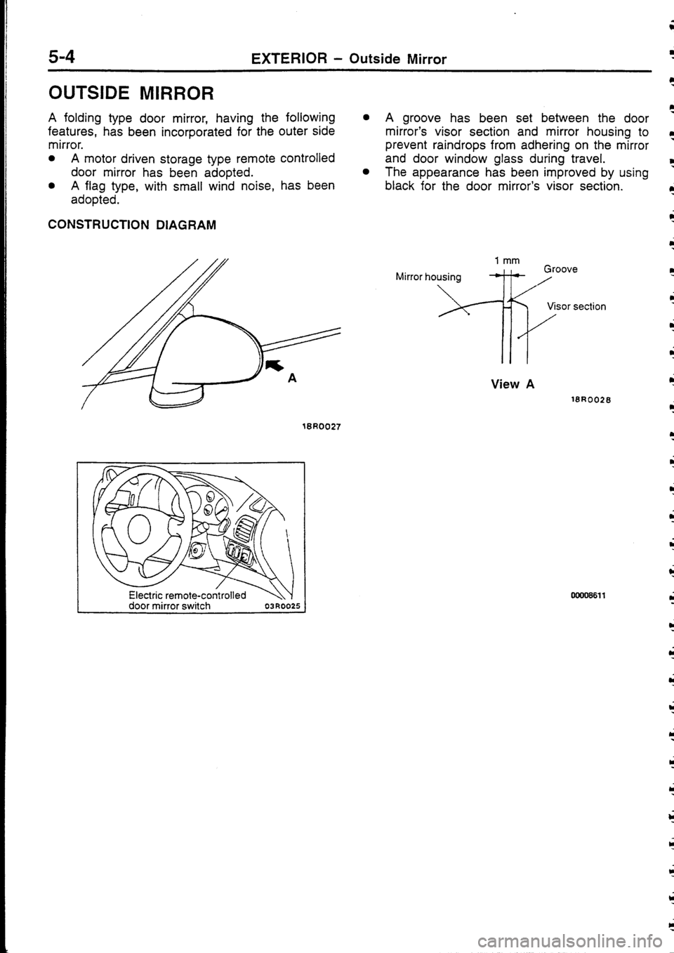 MITSUBISHI FTO 1998  Technical Information Manual 