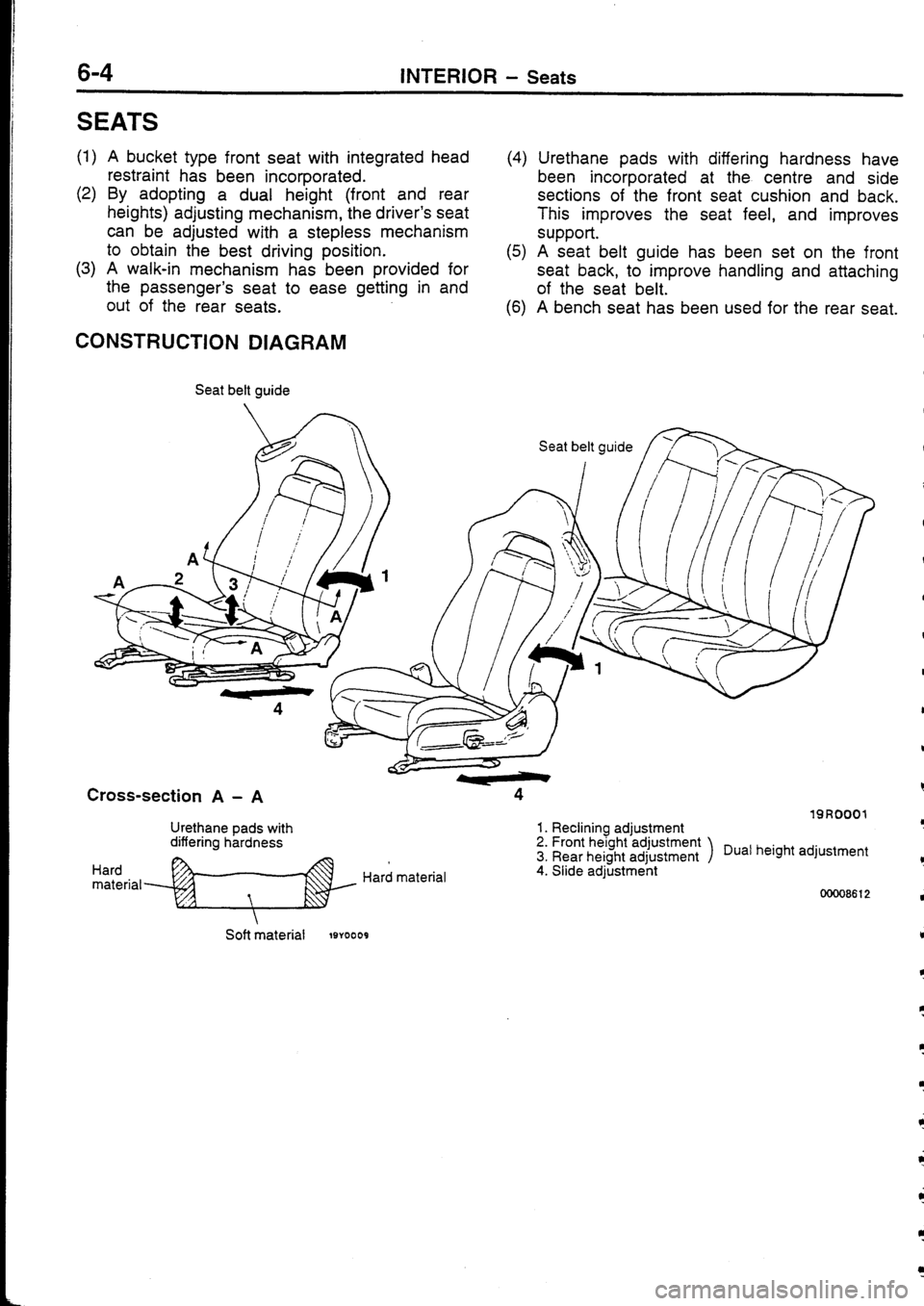 MITSUBISHI FTO 1998  Technical Information Manual 