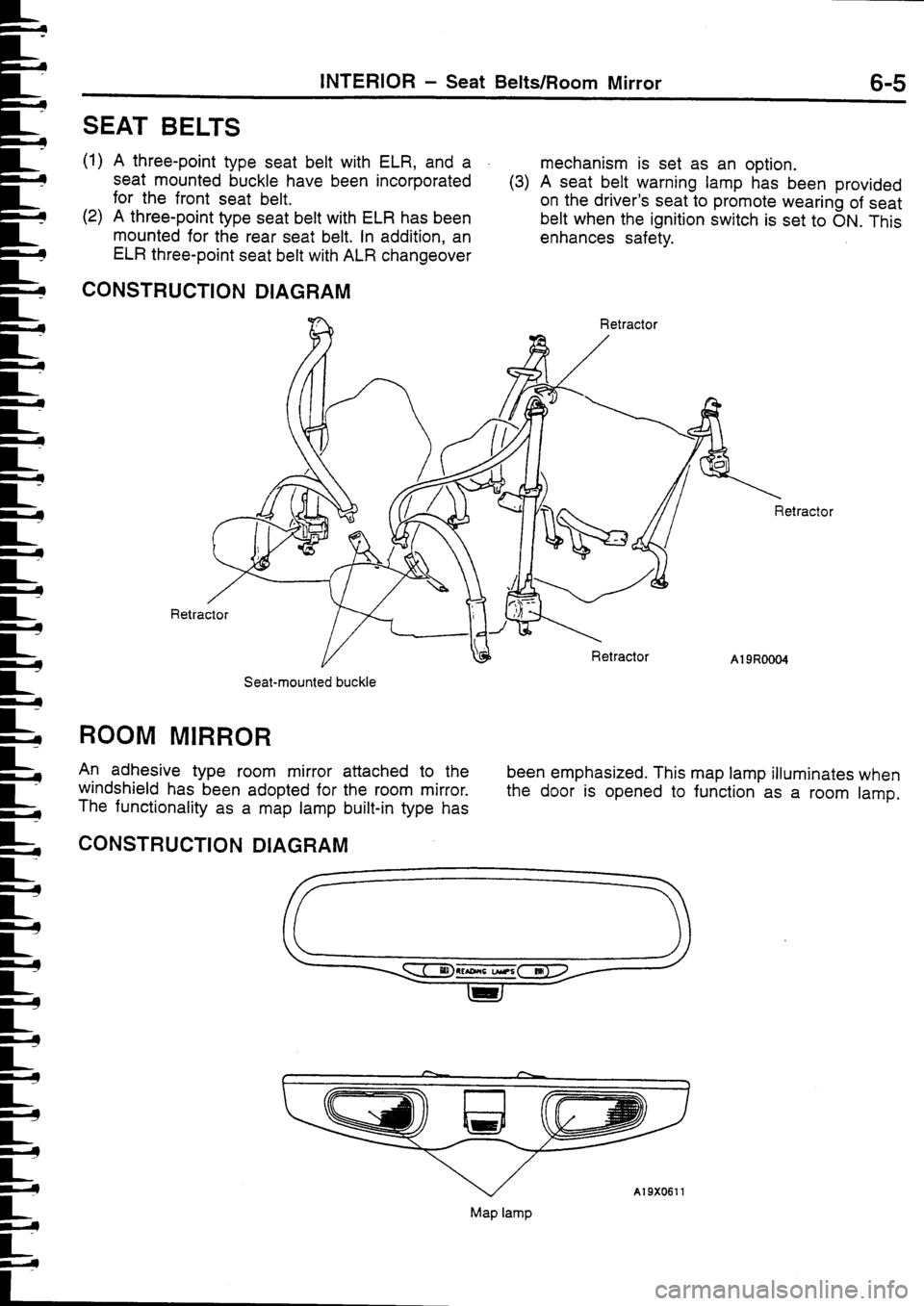 MITSUBISHI FTO 1998  Technical Information Manual 