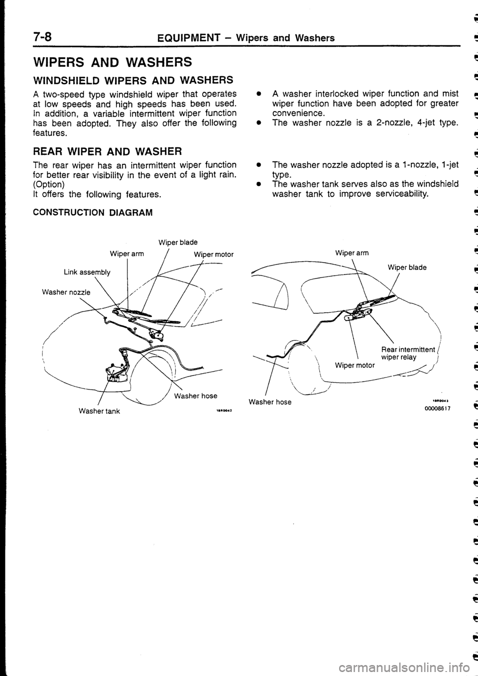 MITSUBISHI FTO 1998  Technical Information Manual 