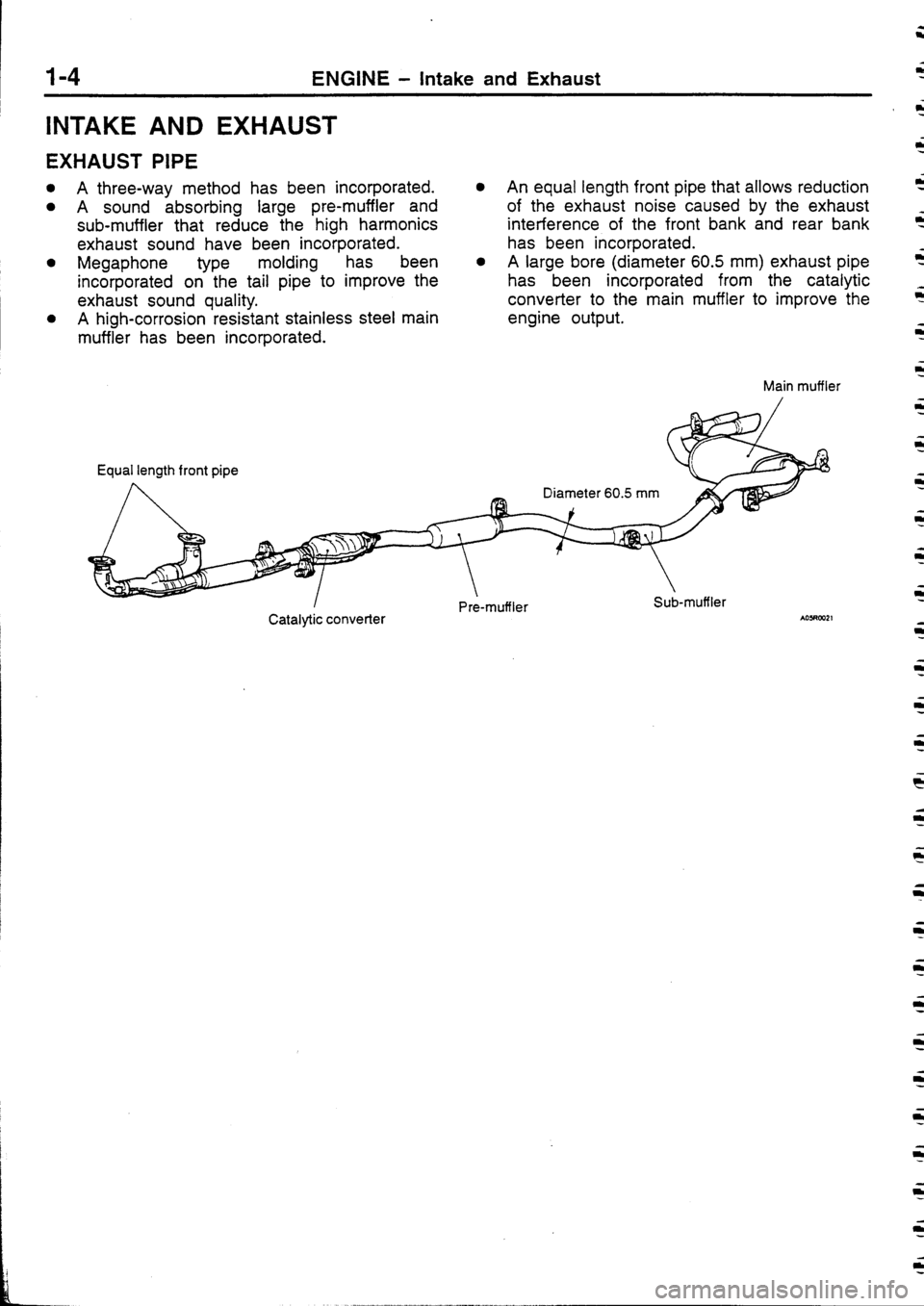 MITSUBISHI FTO 1998  Technical Information Manual 