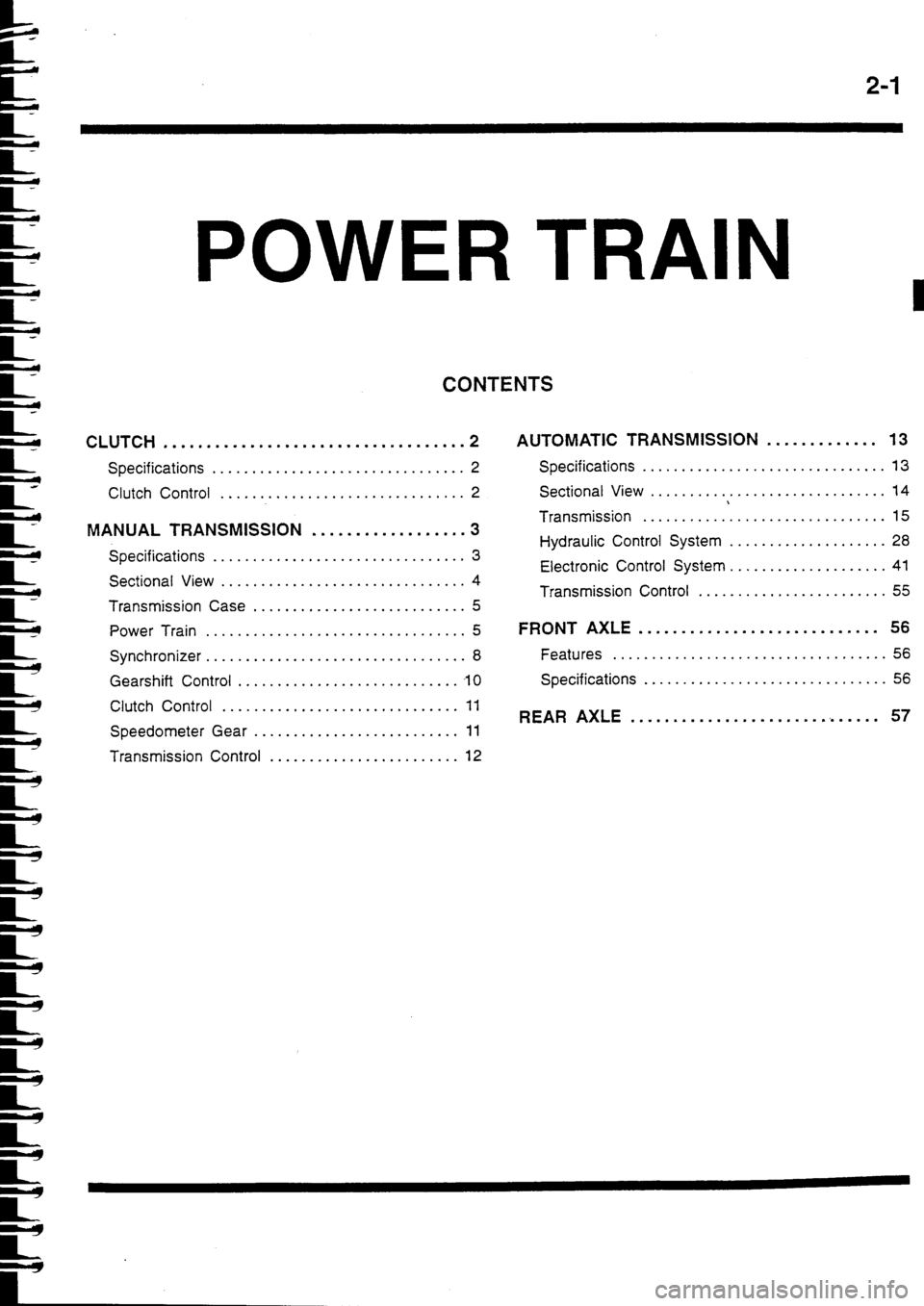 MITSUBISHI FTO 1998  Technical Information Manual 