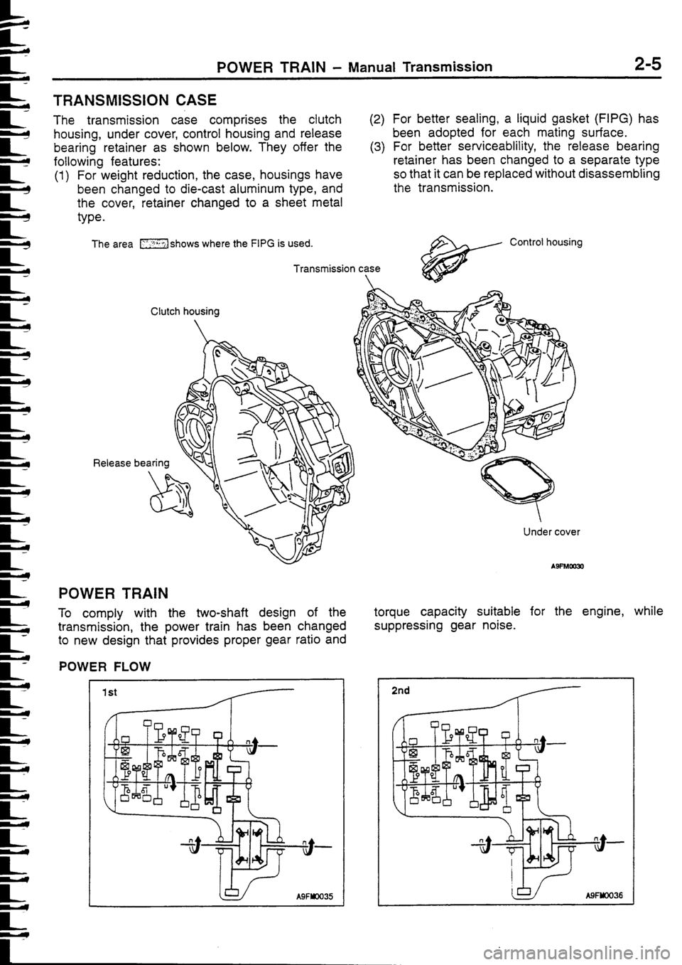 MITSUBISHI FTO 1998  Technical Information Manual 