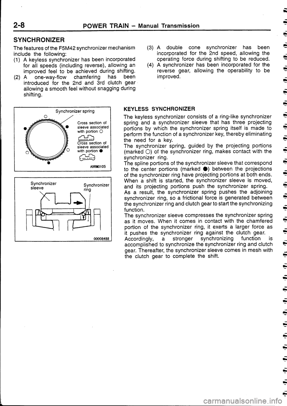 MITSUBISHI FTO 1998  Technical Information Manual 