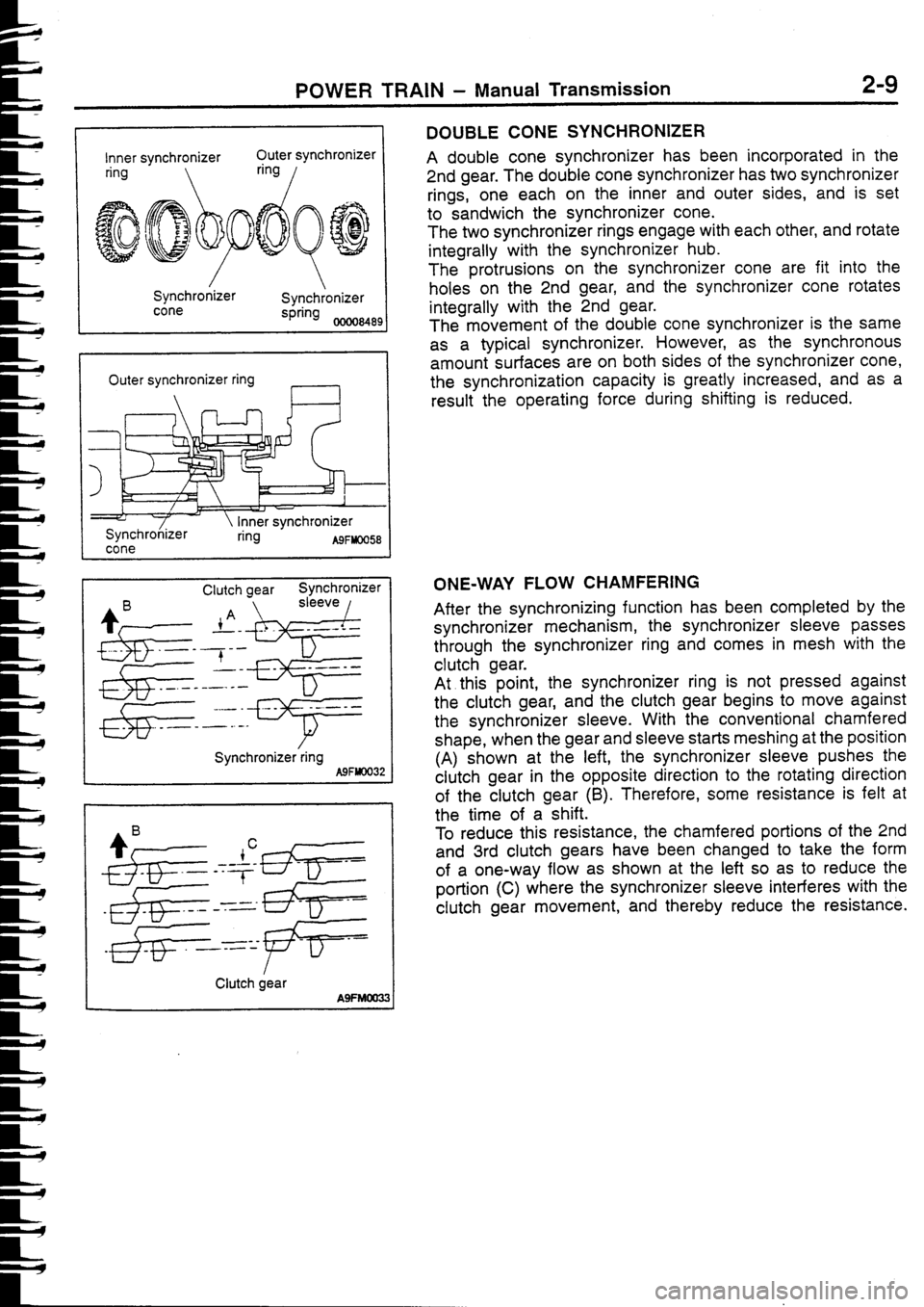 MITSUBISHI FTO 1998  Technical Information Manual 
