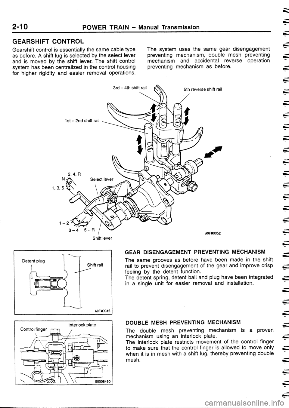 MITSUBISHI FTO 1998  Technical Information Manual 