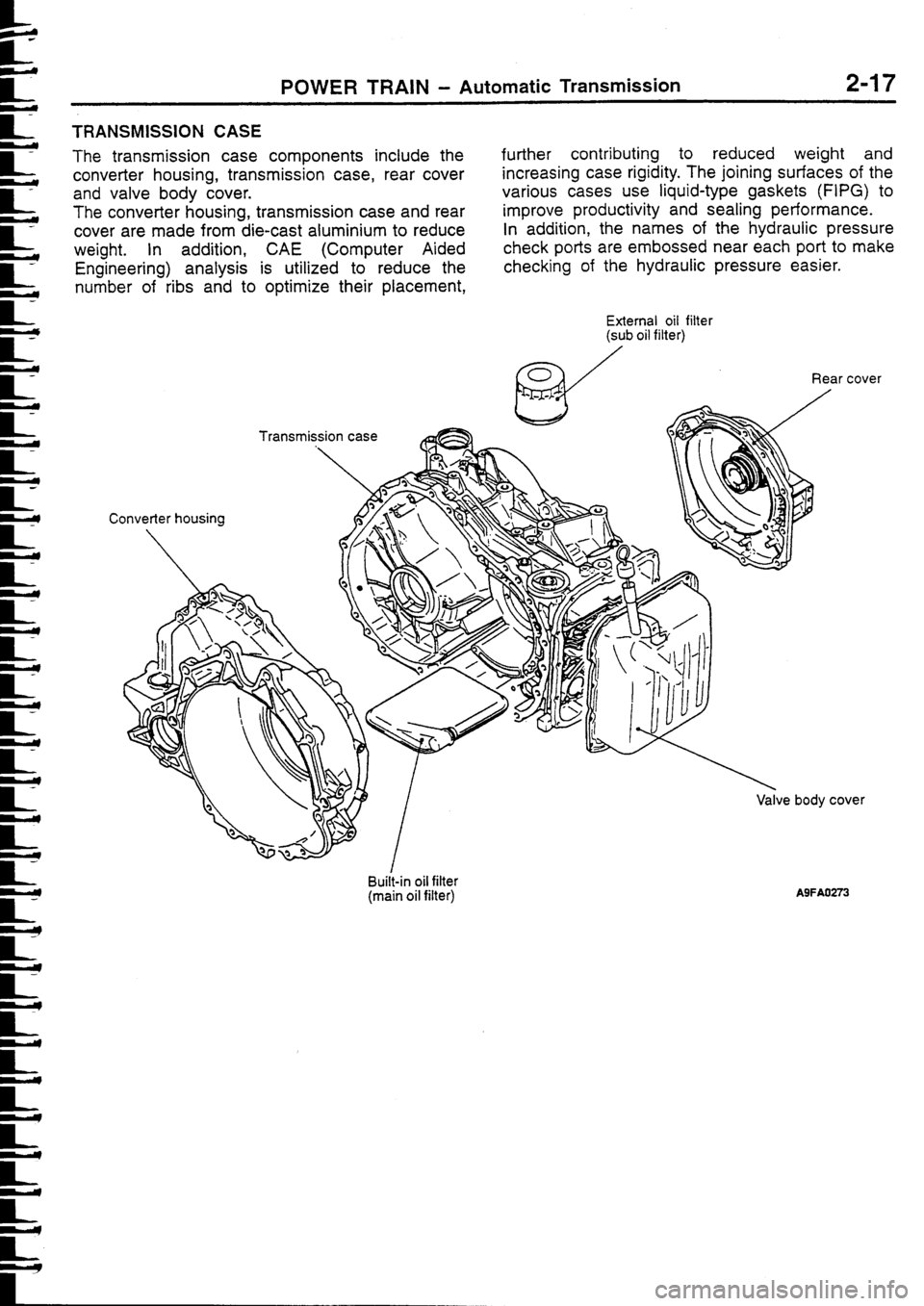 MITSUBISHI FTO 1998  Technical Information Manual 