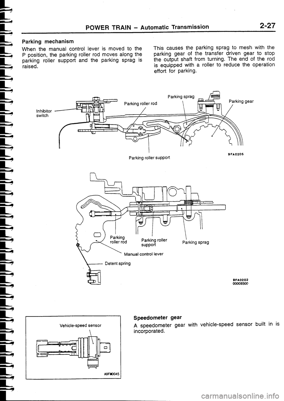 MITSUBISHI FTO 1998  Technical Information Manual 
