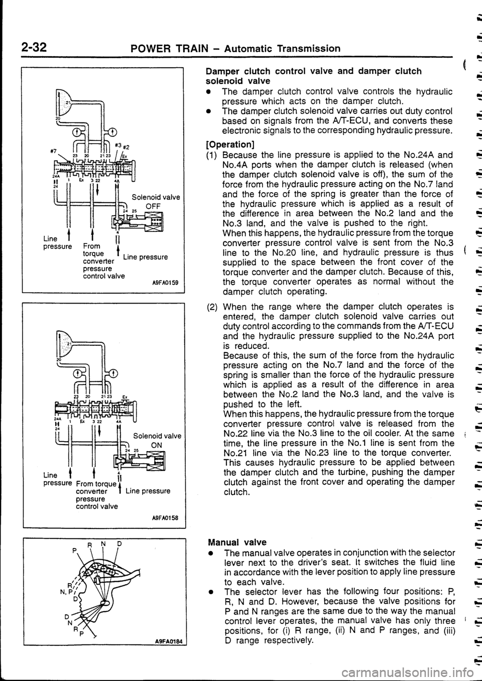 MITSUBISHI FTO 1998  Technical Information Manual 