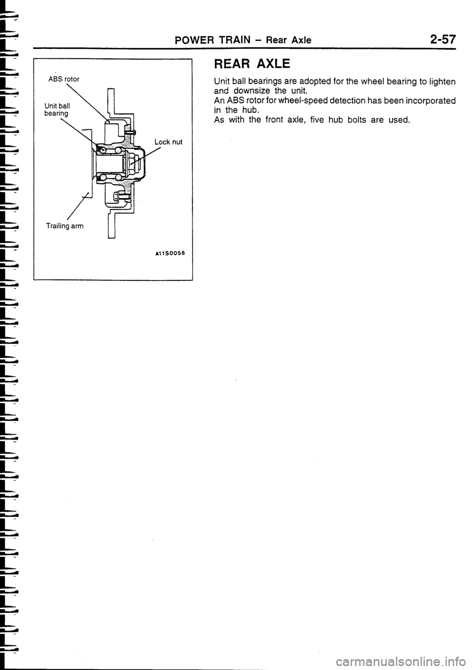 MITSUBISHI FTO 1998  Technical Information Manual 