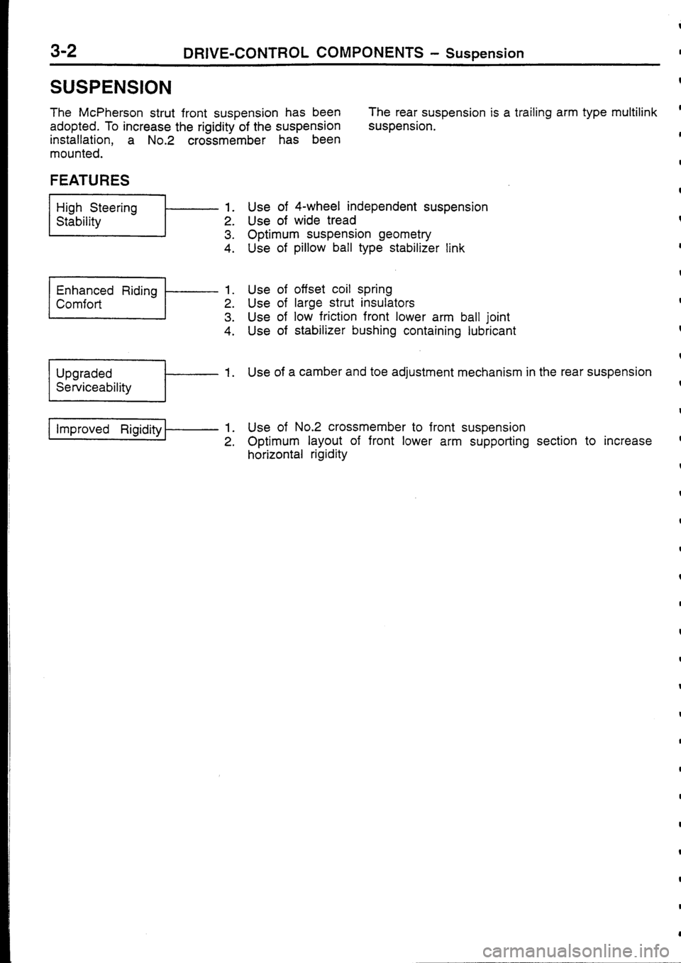 MITSUBISHI FTO 1998  Technical Information Manual 