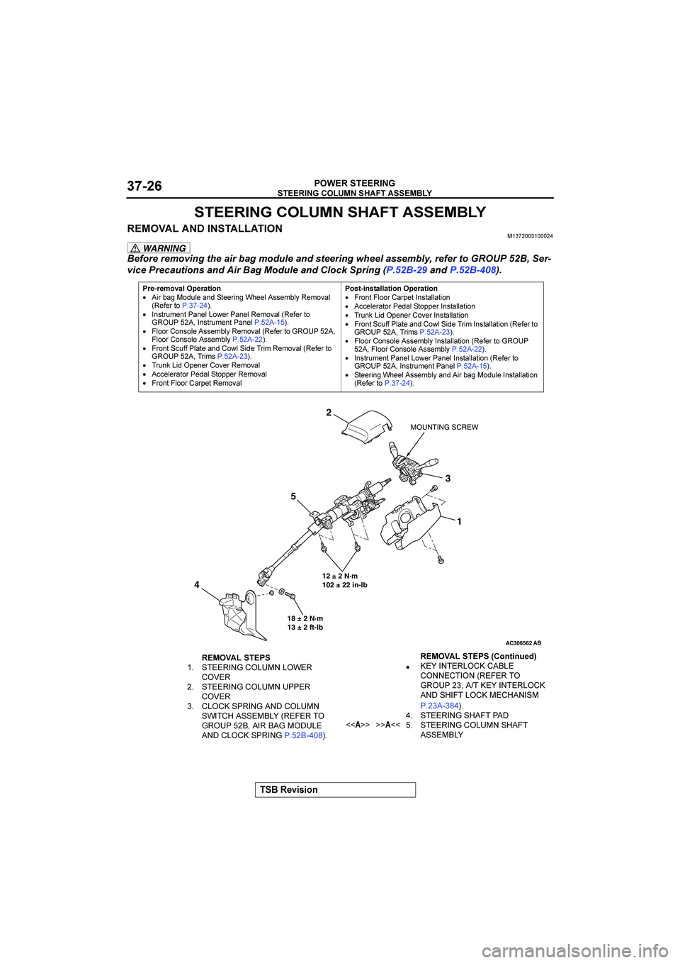 MITSUBISHI GALANT 2004  Workshop Manual 

	

$%&&()







	


�
WARNING
	
	
	
