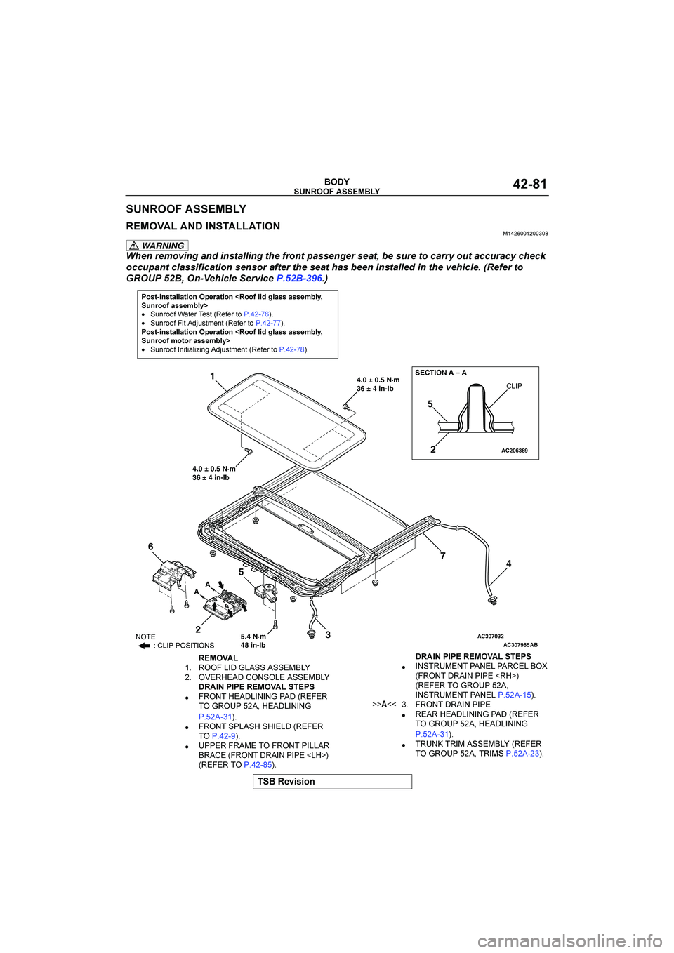 MITSUBISHI GALANT 2004  Workshop Manual 	 
&()(*+

#
	 
 ?
�	
WARNING
	


	

	
	


	