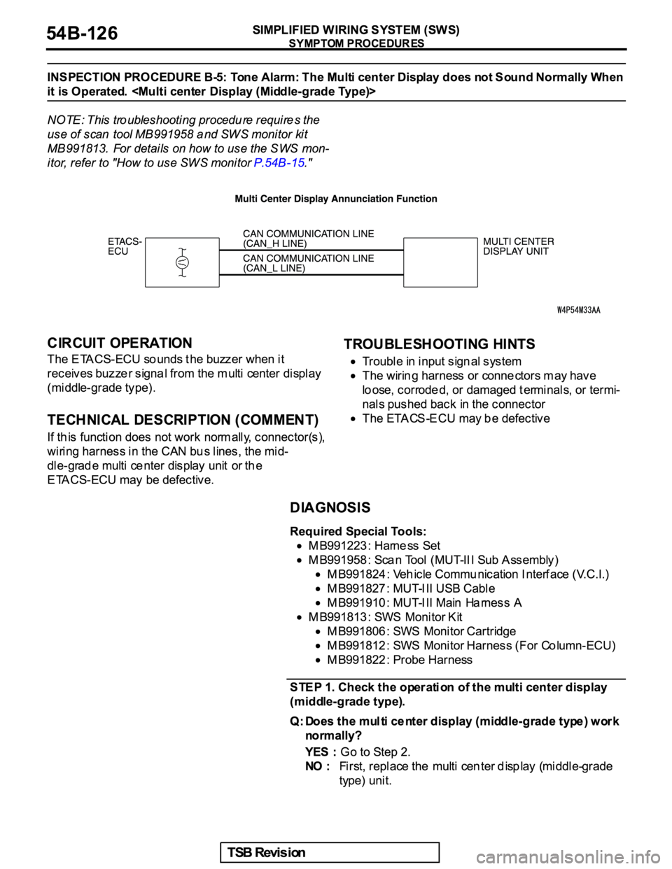 MITSUBISHI GALANT 2005  Service Repair Manual 