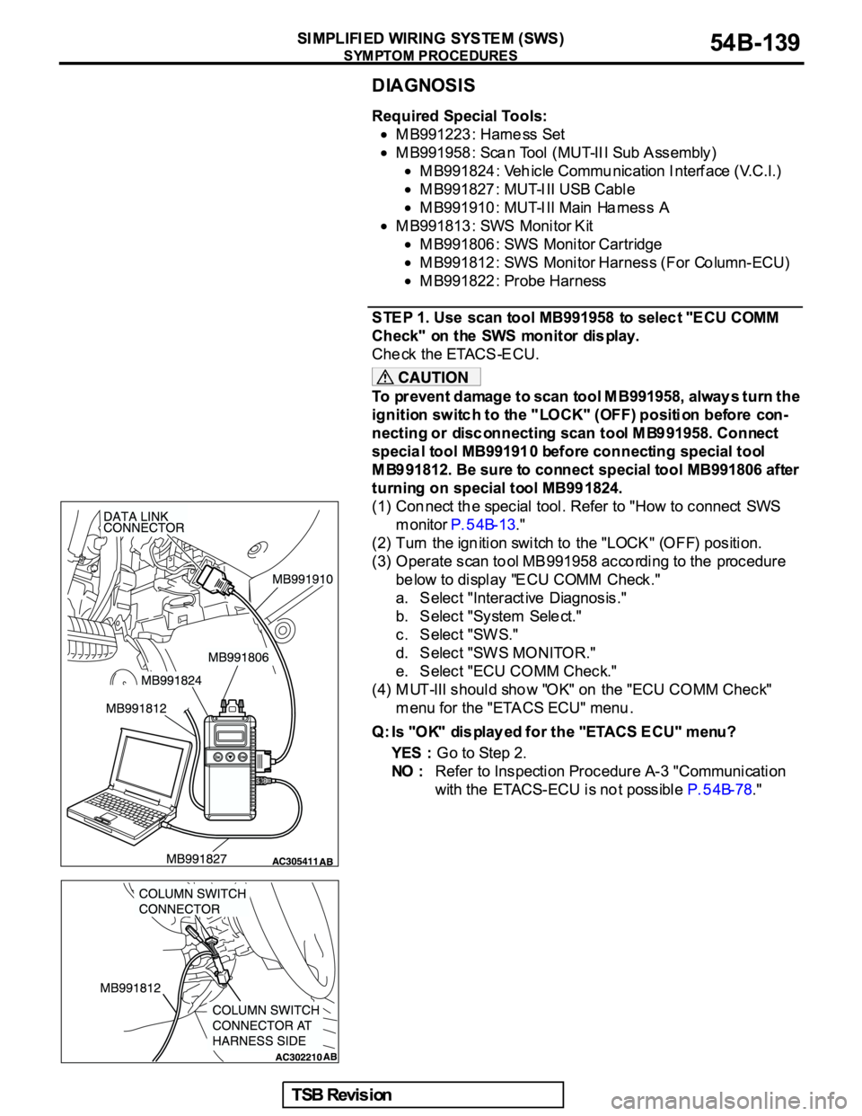 MITSUBISHI GALANT 2005  Service Repair Manual 