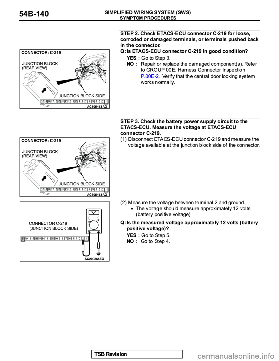 MITSUBISHI GALANT 2005  Service Repair Manual 