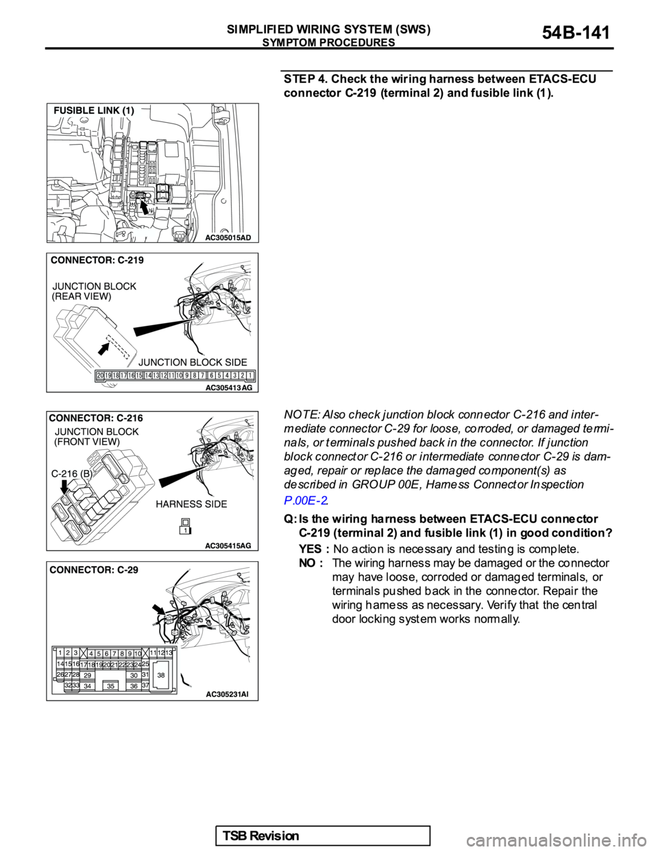 MITSUBISHI GALANT 2005  Service Repair Manual 