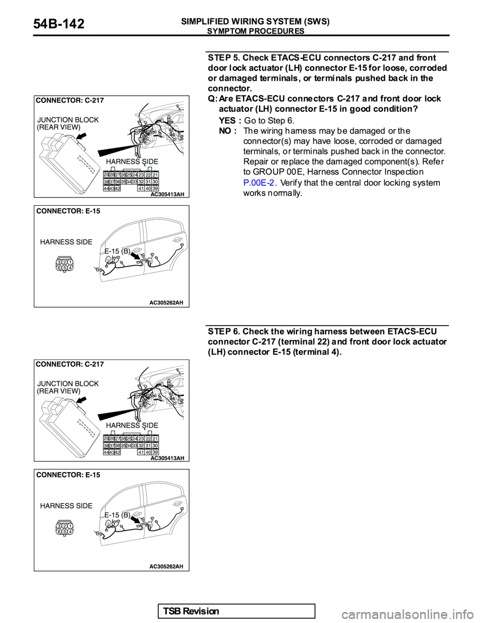 MITSUBISHI GALANT 2005  Service Repair Manual 