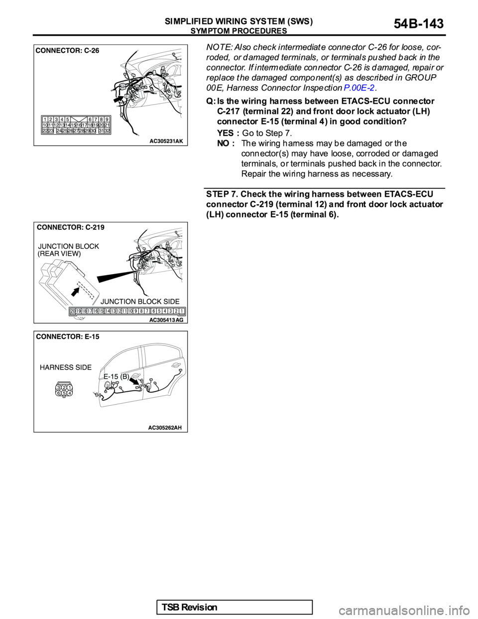 MITSUBISHI GALANT 2005  Service Repair Manual 