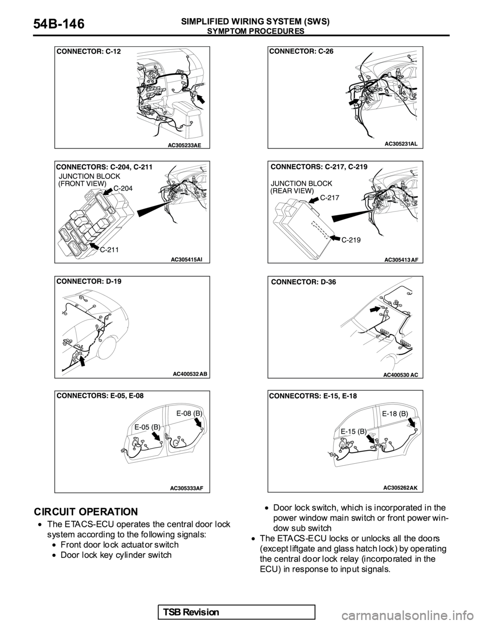 MITSUBISHI GALANT 2005  Service Repair Manual 