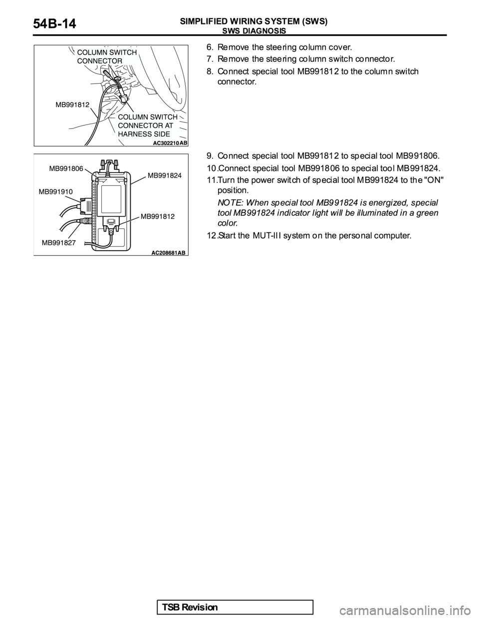 MITSUBISHI GALANT 2005  Service Repair Manual 