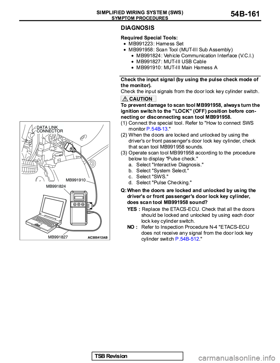 MITSUBISHI GALANT 2005  Service Repair Manual 
