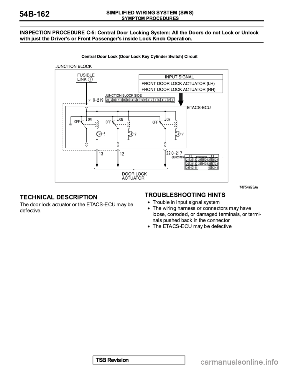 MITSUBISHI GALANT 2005  Service Repair Manual 