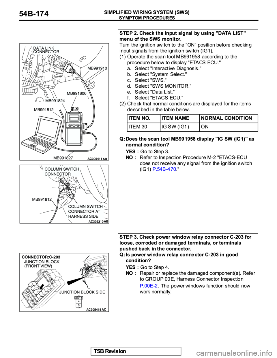 MITSUBISHI GALANT 2005  Service Repair Manual 