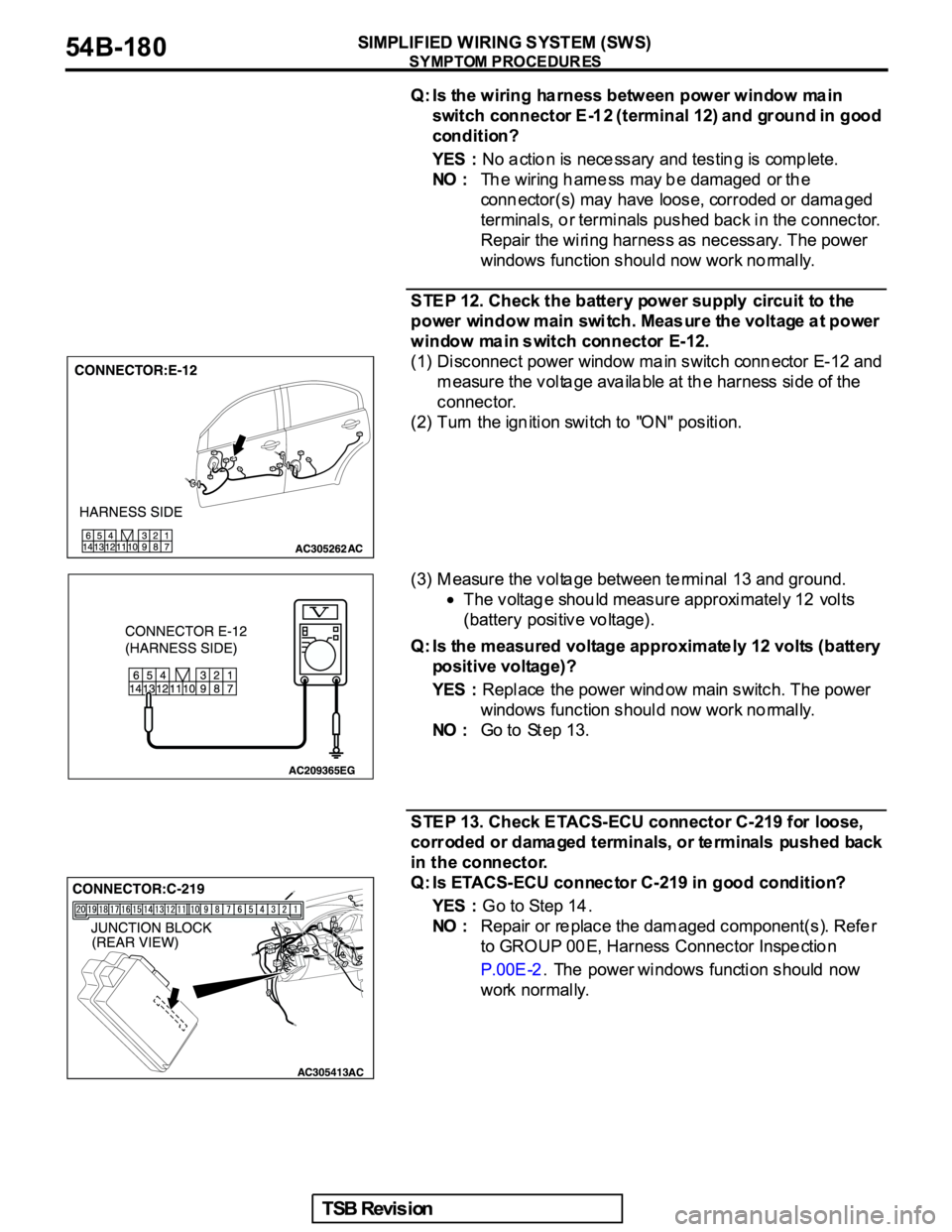 MITSUBISHI GALANT 2005  Service Repair Manual 