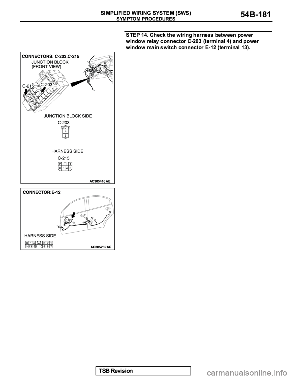 MITSUBISHI GALANT 2005  Service Repair Manual 