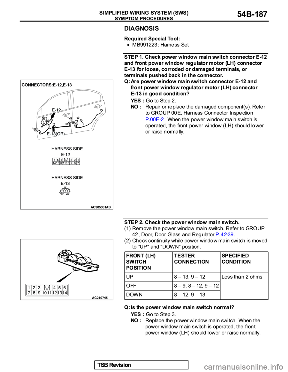 MITSUBISHI GALANT 2005  Service Repair Manual 