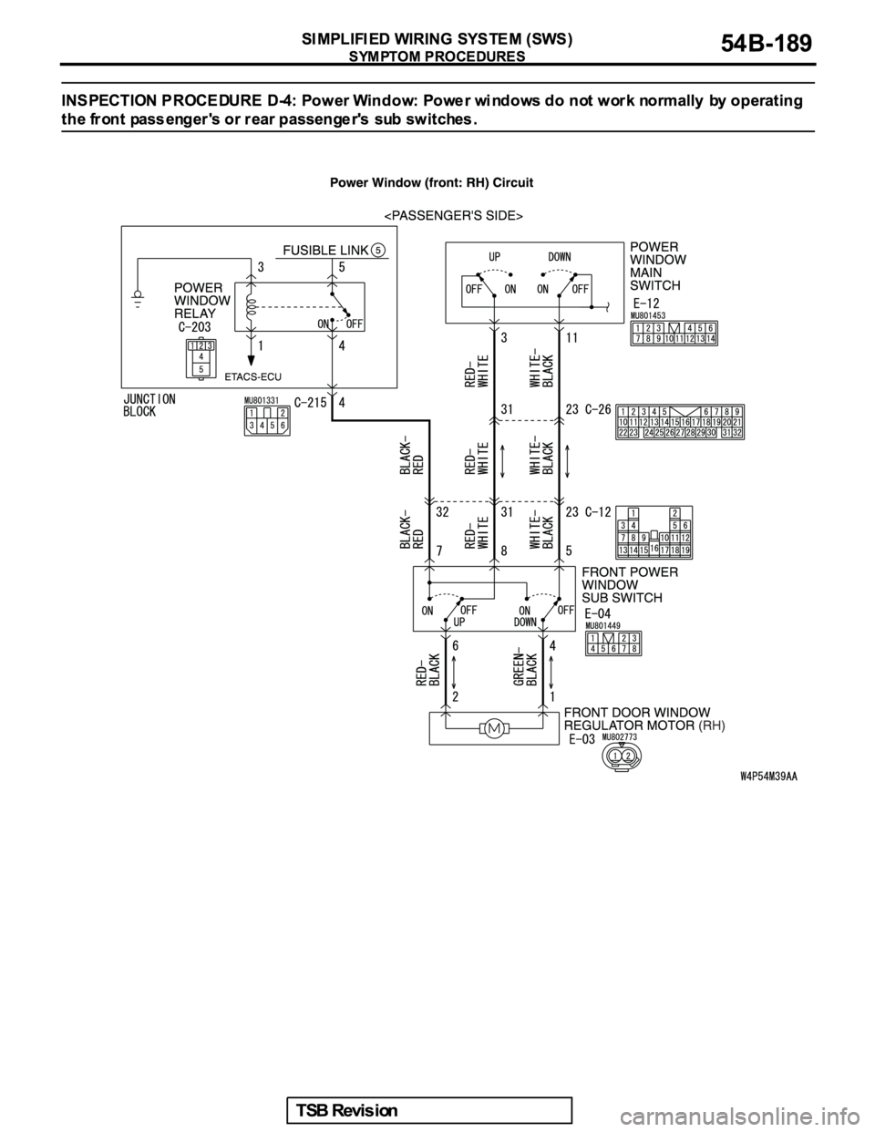MITSUBISHI GALANT 2005  Service Repair Manual 