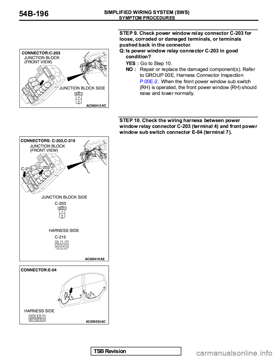 MITSUBISHI GALANT 2005  Service Repair Manual 